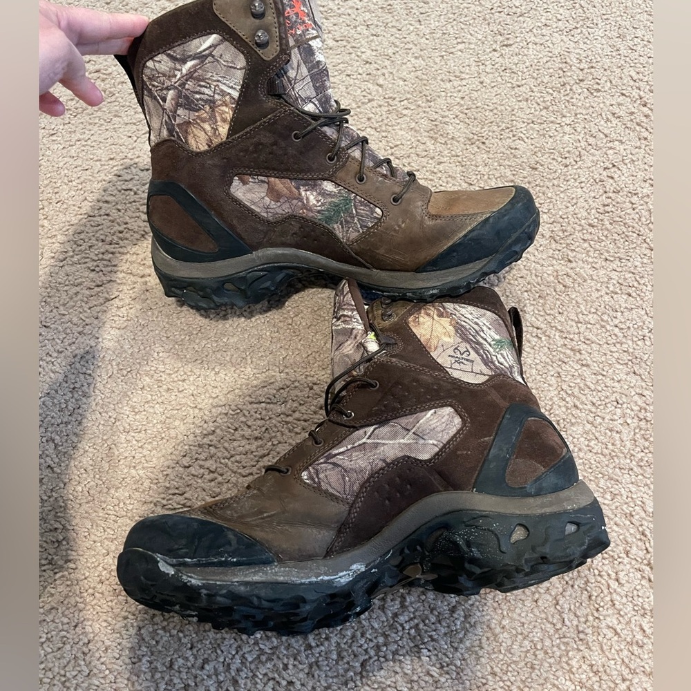 UNDER ARMOUR Men's Ayton Gore-Tek Dark Camo Hunting Ankle Boots - Picture 3 of 6